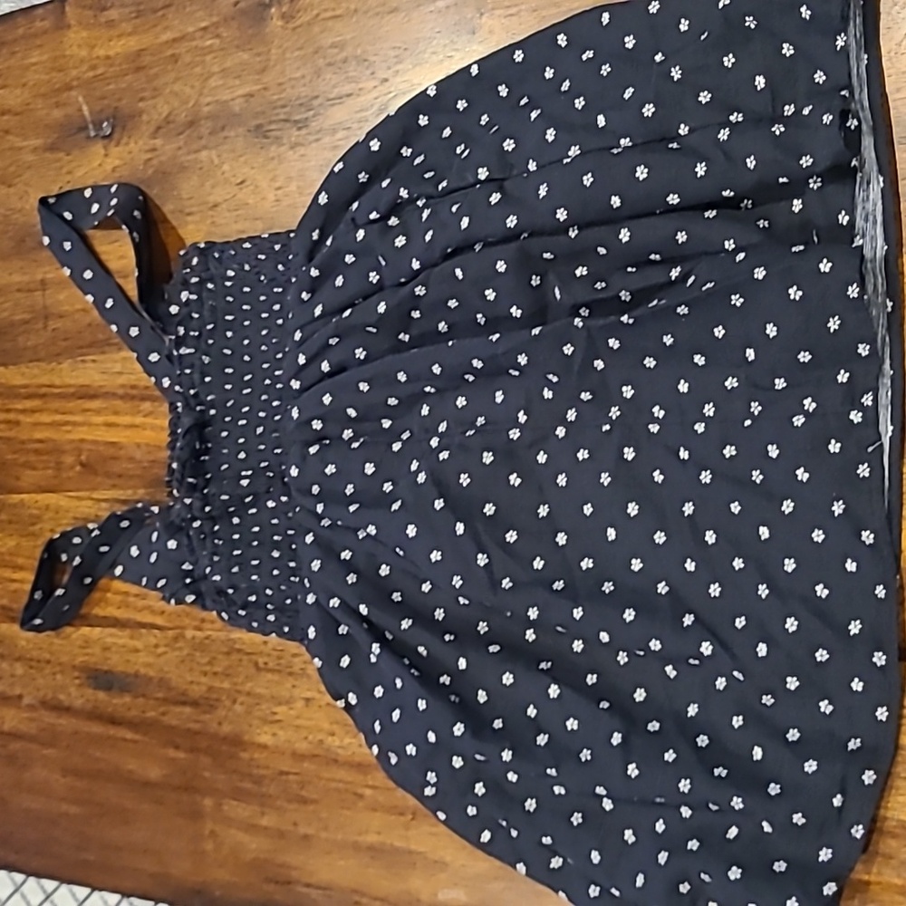 AE smocked cross back mini dress size Xs Petite - Picture 4 of 5